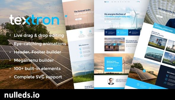 Textron - Industrial WordPress Theme + WooCommerce Shop