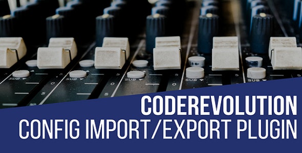 CodeRevolution Configuration Import/Export Helper Plugin for WordPress