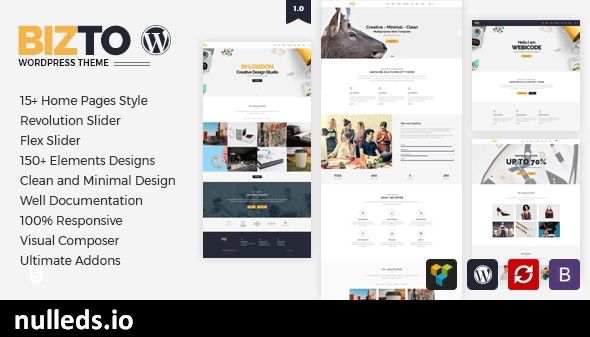 BizTo - MultiPurpose WordPress Theme