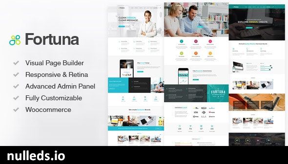 Fortuna - Responsive Multi-Purpose WordPress Theme