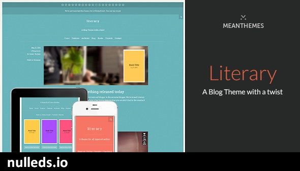 Literary - A WordPress Blog Theme With A Twist