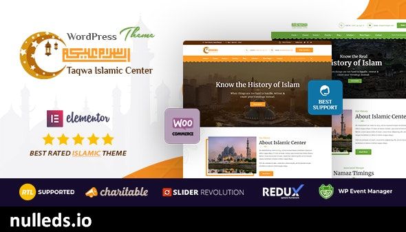 v2.0 Taqwa - Islamic Center WordPress Theme