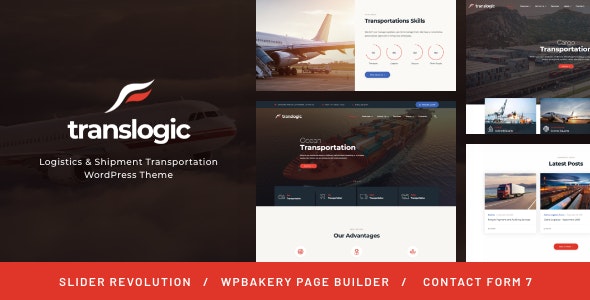 Translogic | Logistics & Shipment Transportation WordPress Theme