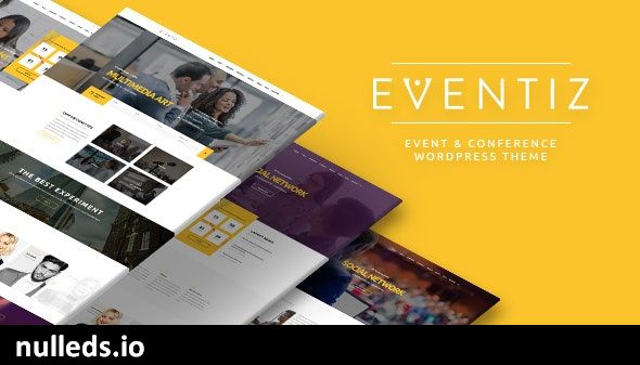 Eventiz - Conference Event Responsive WordPress Theme