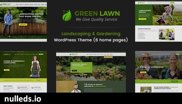 Green Lawn - Landscaping WordPress Theme