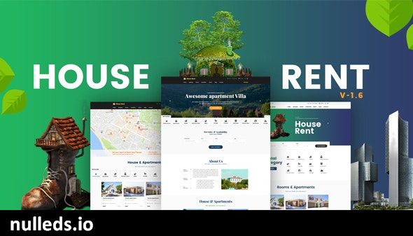 HouseRent - Multi Concept Rental WordPress Theme