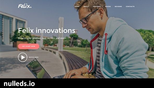 Felix. - Startup Landing Page WordPress Theme