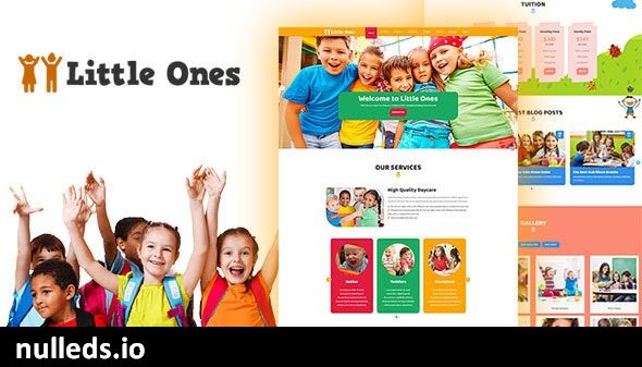 Little Ones - One Page Children/Daycare WordPress Theme