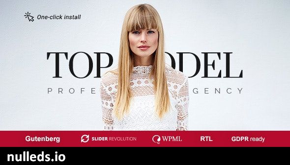 Top Model - Agency and Fashion WordPress Theme