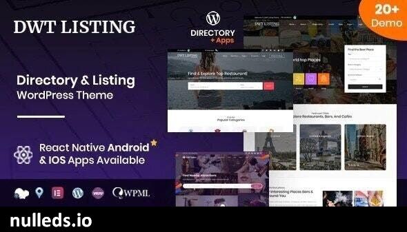 DWT - Directory & Listing WordPress Theme