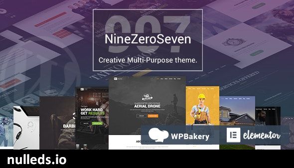 Nulled 907 - Responsive Multi-Purpose WordPress Theme