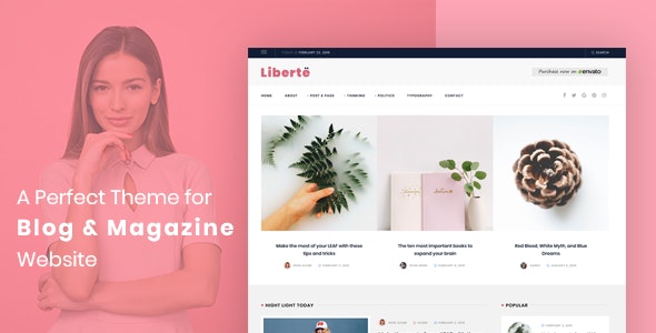 Liberte - Modern Magazine WordPress Theme