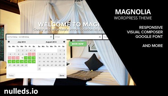 MAGNOLIA - Hotel Booking WordPress Theme