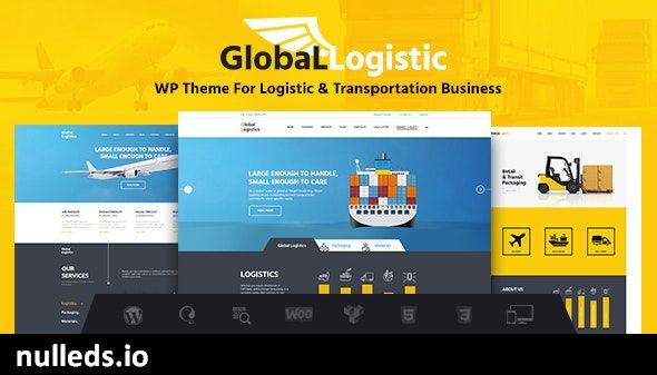 Global Logistics | Transportation & Warehousing WordPress Theme