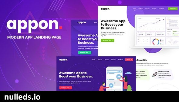 Appon - App & SaaS Software Theme