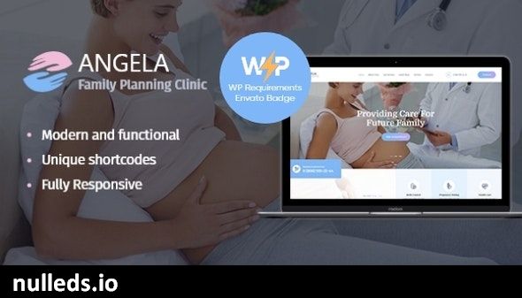 Angela | Family Planning & Pregnancy Clinic WordPress Theme