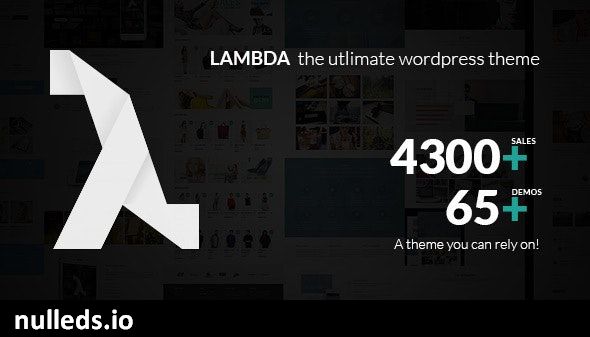 Lambda - Multi Purpose Responsive Bootstrap Theme