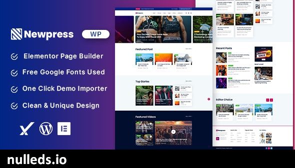 Newpress - Blog Magazine WordPress Theme