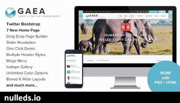 Gaea - Environmental WordPress Theme