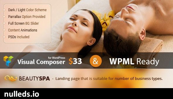 Spa - WordPress Theme with Page Builder