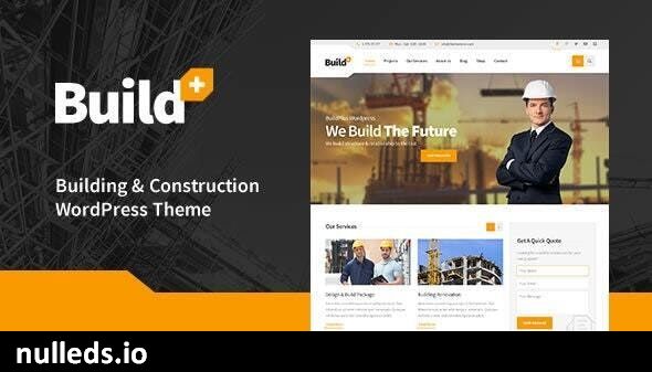 BuildPlus - Engineering Construction Building WordPress Theme