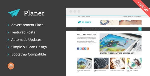 Planer - Responsive WordPress Magazine Theme