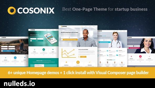 Cosonix - One-Page Theme for eBook, App and Agency