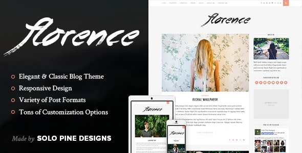 Florence - A Responsive WordPress Blog Theme