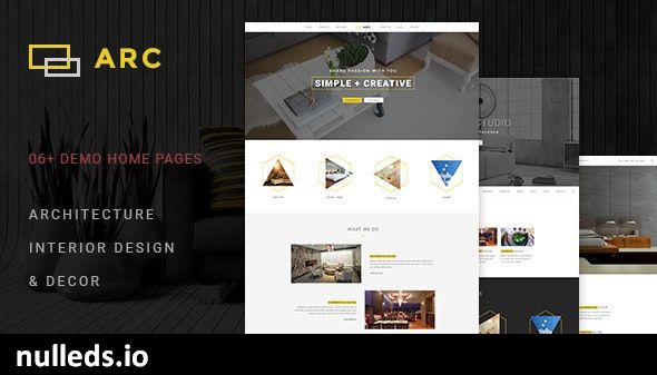 ARC - Interior Design, Decor, Architecture WordPress Theme