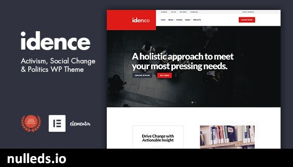 Idence - Activism WordPress Theme