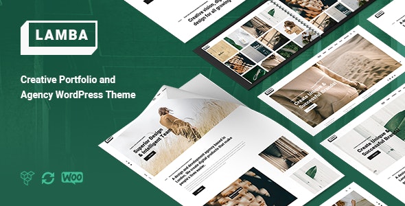 Lamba - Creative Portfolio & Agency WordPress Theme