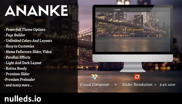 Ananke - One Page Parallax WordPress Theme