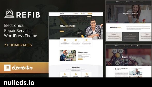 Refib - Digital Repair Service WordPress Theme