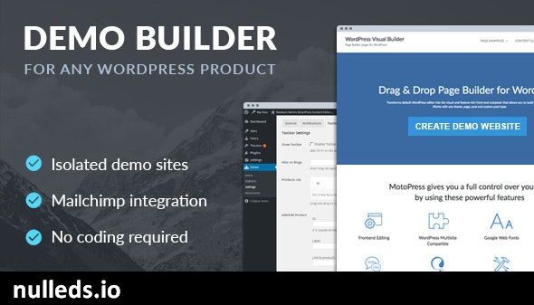 Demo Builder for any WordPress Product