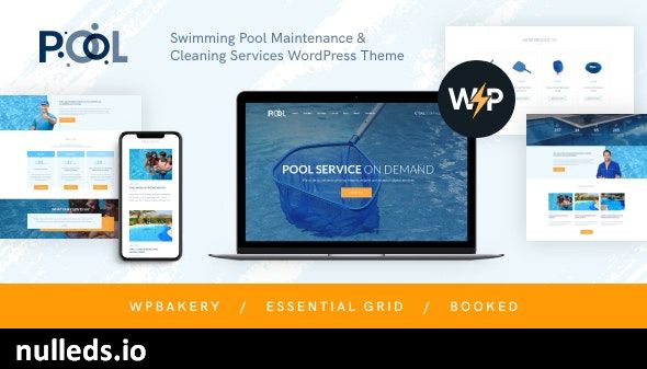 Swimming Pool Maintenance & Cleaning Services WordPress Theme