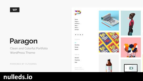 Paragon - Colorful Portfolio for Freelancers & Agencies