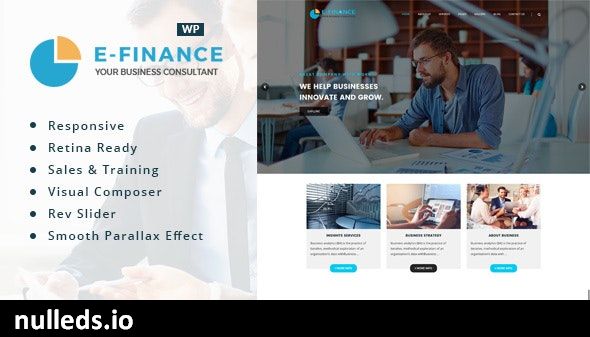 Efinance: Consultancy WordPress Theme