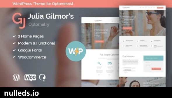 Optometry, Optician & Optics Store Medical WordPress Theme