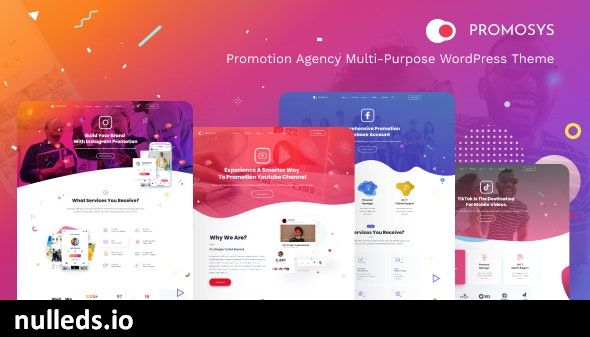 PromoSys - Promotion Services Multi-Purpose WordPress Theme