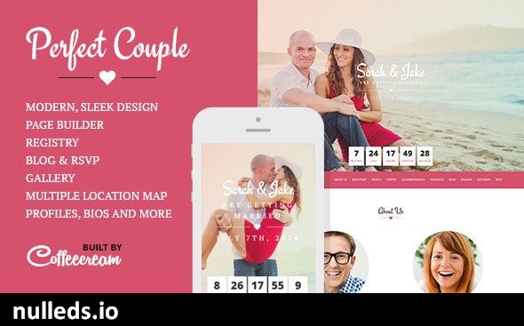 Perfect Couple - Wedding WordPress Theme