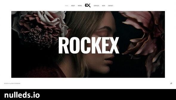 Rockex - One Page Portfolio WordPress Theme