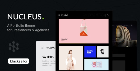 Nucleus: Portfolio WordPress Theme