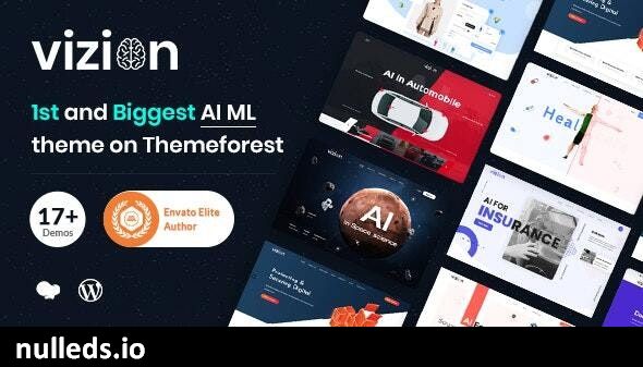 v4.1.4 Vizion - AI,Tech & Software Startups WordPress Theme