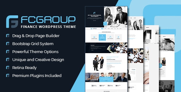 Finance Group - Corporate WordPress Theme