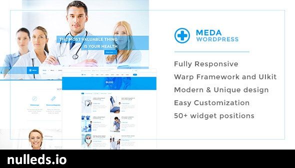 Meda — Health and Medical Responsive WordPress Theme For Hospitals, Doctors, Clinics & Blogs