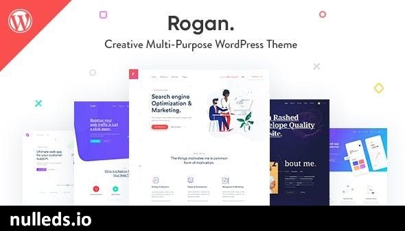 Rogan - Creative Multipurpose WordPress Theme for Agency, Saas, Portfolio