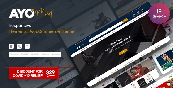 Ayo - Responsive Elementor WooCommerce Theme