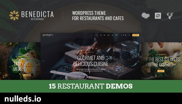 Benedicta - Restaurant & Food WordPress Theme