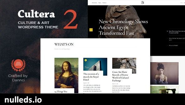 Cultera - Art & Culture WordPress Theme