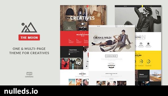 The Moon - Creative One Page Multi-Purpose Theme